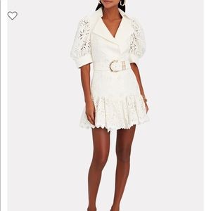 Acler white eyelet dress